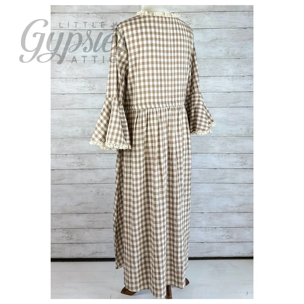 POL DISCOUNTED Farmhouse Vintage Prairie Dress - Picture 5 of 15